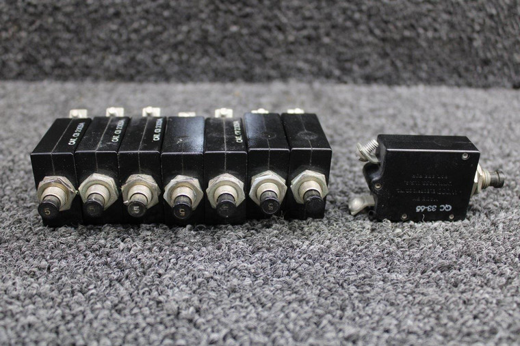 CB2305A Wood Electric Push Breaker Set of 8 (Amps: 5)