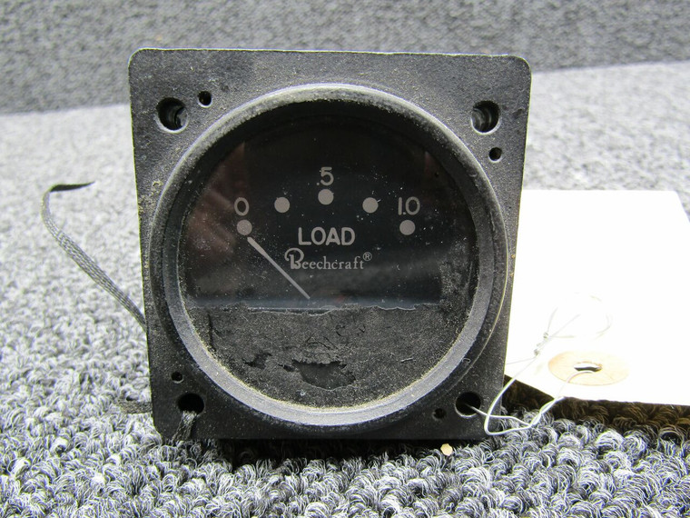 12B100-1 (Alt: 96-384053-1) Aircraft Inst. Loadmeter Indicator, Lighted (Damaged)