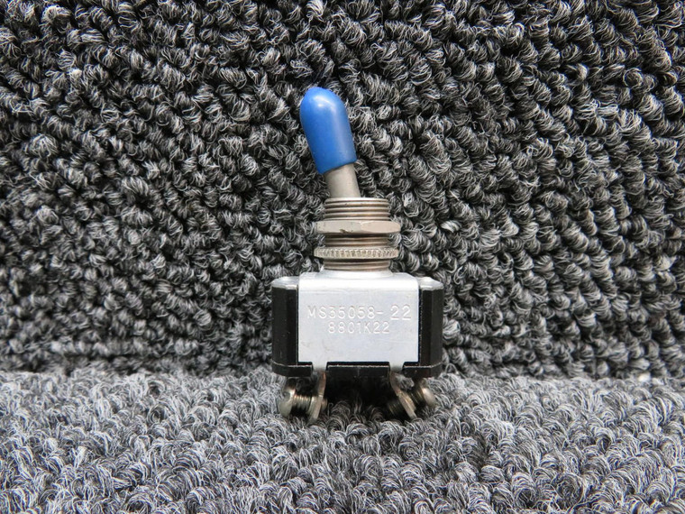 MS35058-22 (Alt: 8801K22) Cutler-Hammer Toggle Switch Assembly