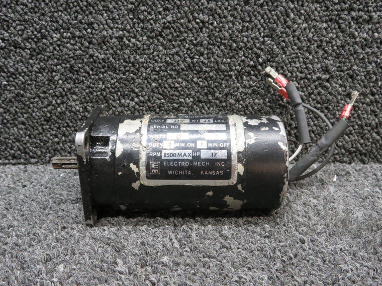 9910055-1 Aero Space Controls DC Flap Motor Assembly (Volts: 28, Amps: 12)