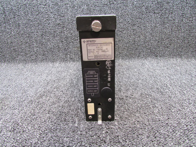 1783180-122 Sperry Integrated Instrument Rack with Slaving Amp and Servo Amp