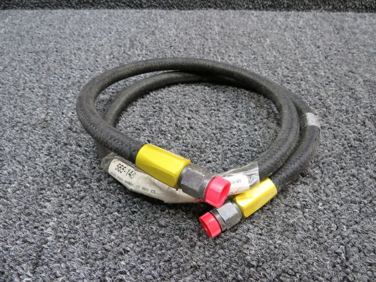 350-4-0404 (Alt: 565-148) Aeroquip Flexible Brake Hose Assembly (NOS)