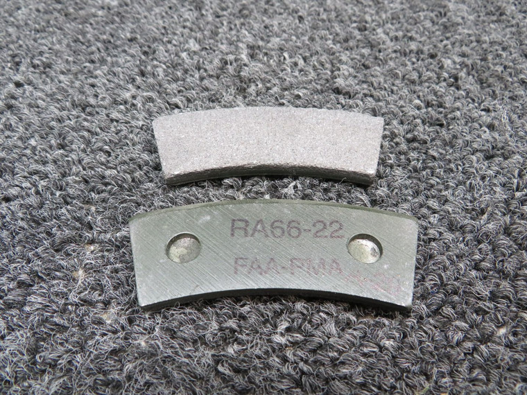 RA66-22 Rapco Brake Lining Set of 2 (New Old Stock)