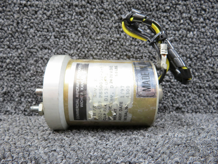 D153-00-3 (Alt: 552-607) Commercial Aircraft Prod Flap Actuator Motor (24-28V)