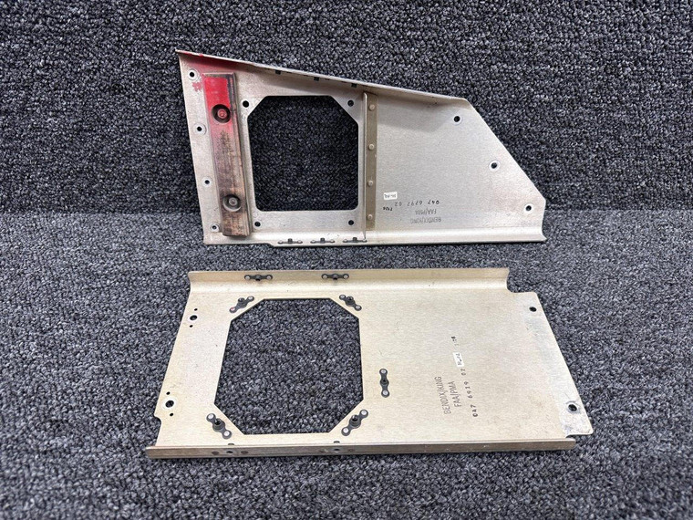 047-6919-02, 047-6797-02 Piper PA46-310P Bendix King Mounting Servo Bracket Set
