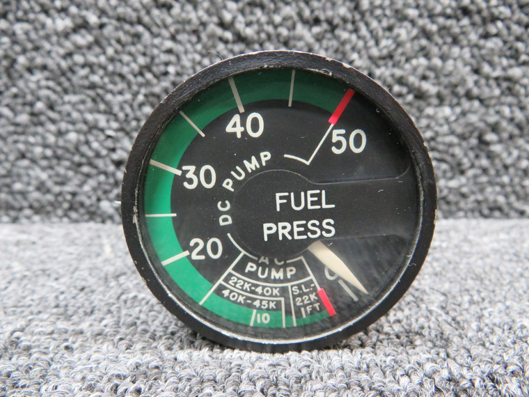217A-50K-D2 (Alt: 3883020-503) Edison Fuel Pressure Indicator (0-50 PSI) (26V)