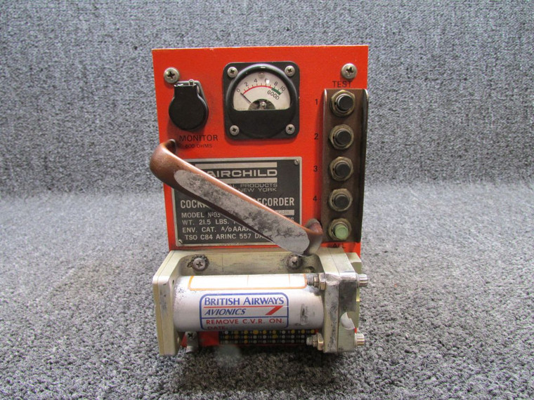 93-A100-30 Fairchild A100-30 Flight Recorder with Mods and Beacon