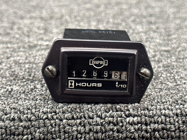 C664501-0103 Isspro Hour Meter Indicator (Hours: 1269.6) (Volts: 4-40)
