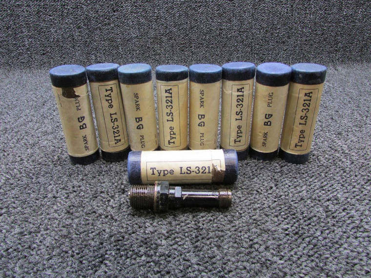 LS-321A BG Spark Plugs Set of 9 (New Old Stock)