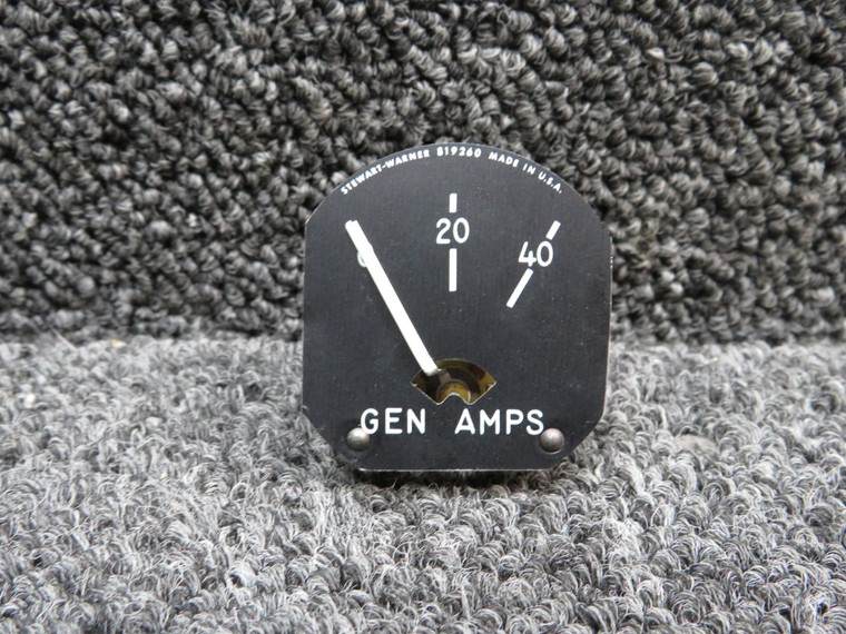 819260 Stewart Warner Gen Amps Gauge