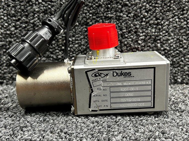 6201-00-1 (Alt: 46G28V000-001) Dukes Aerospace Bi-Directional Solenoid