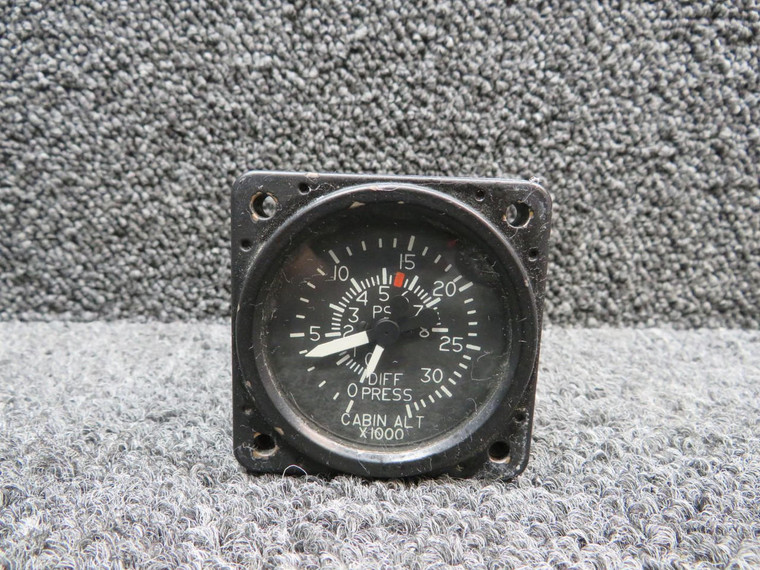 3000-J37 United Instruments Cabin Altitude and Diff Pressure Indicator