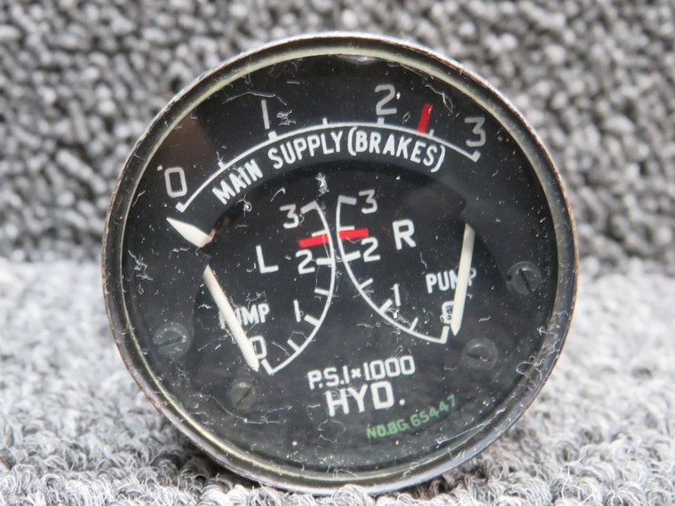 65447 Hydraulic Brake Main Supply Indicator