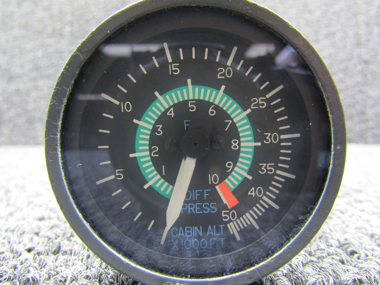 3003-J17 (Alt: 9914060-1) United Instruments Cabin Alt-Diff Pressure Indicator