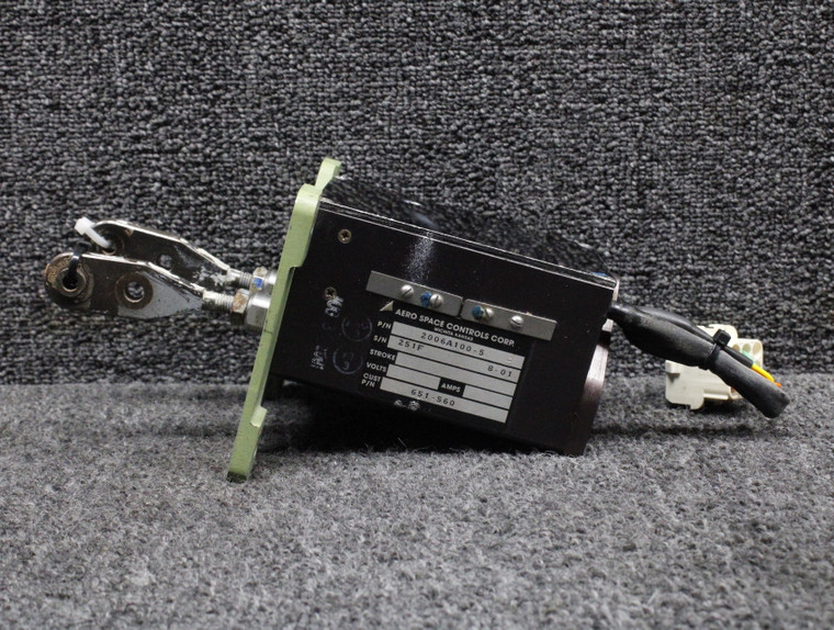 2006A100-5 (Alt: 651-560) Aerospace Controls Linear Rudder Trim Actuator