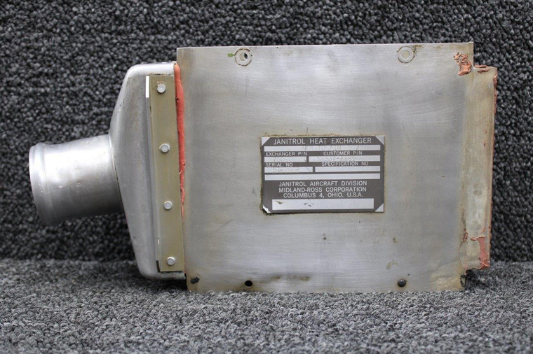 75D98 (Alt: 12337-1189) Continental TSIO-360-C Janitrol Heat Exchanger w Adapter
