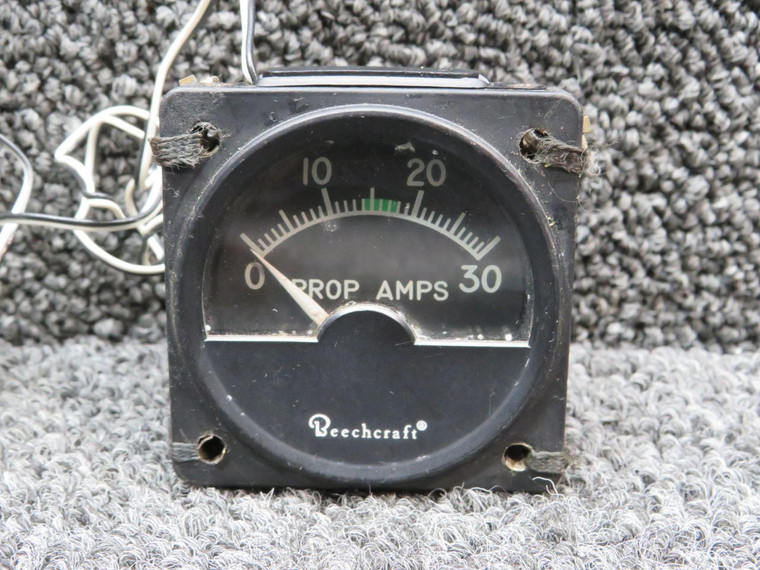 A-1157-11 (ALT: 90-38007-11) Hicock Propeller Ammeter Indicator, Lighted (28V)