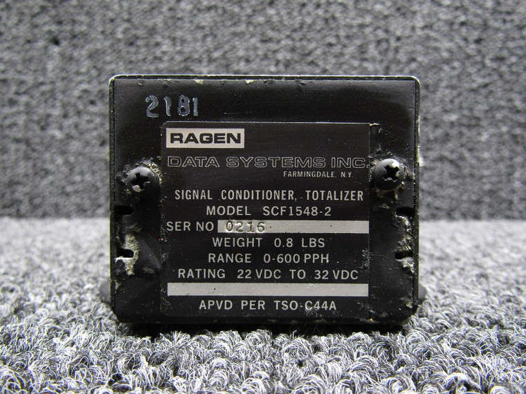 SCF1548-2 Ragen Signal Conditioner Totalizer (Volts: 22-32) (0-600 PPH)