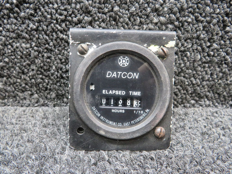 773 Datcon Hour Meter Indicator with Mount (Hours: 138.3)