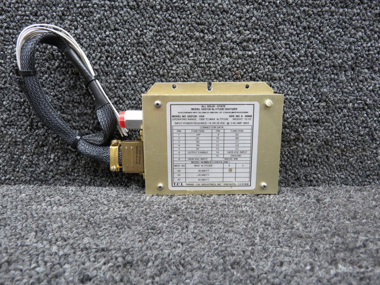 SSD120-30A Trans-Cal Industries Altitude Digitizer (14 or 28V, Amps: 0.45)