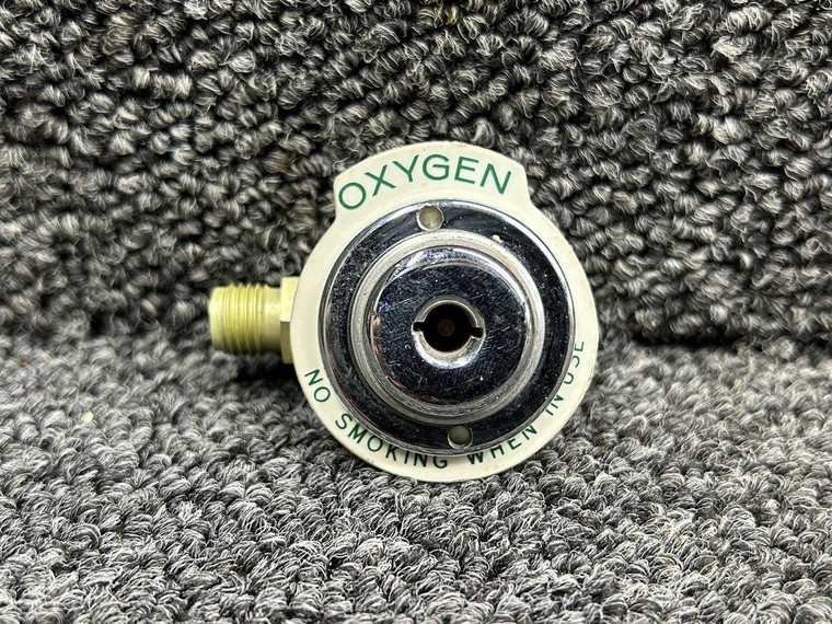 23599-00 (Use: 23599-10) Piper PA-31T Oxygen Outlet with Straight Fitting