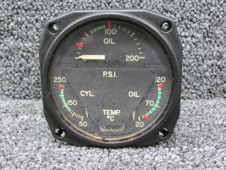 22-804-021-2A Weston Tri-Engine Gauge Indicator