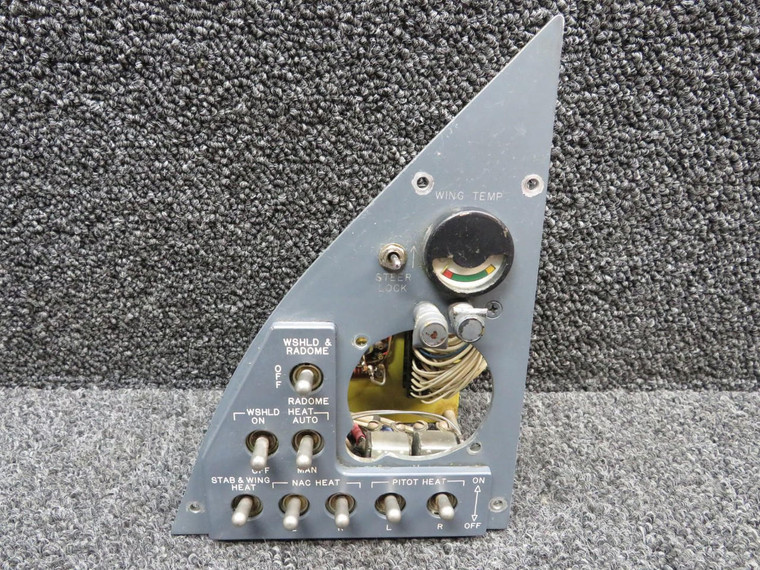 2414146-35 Lear L-25B Pilot Heat Switch Panel LH without Indicator