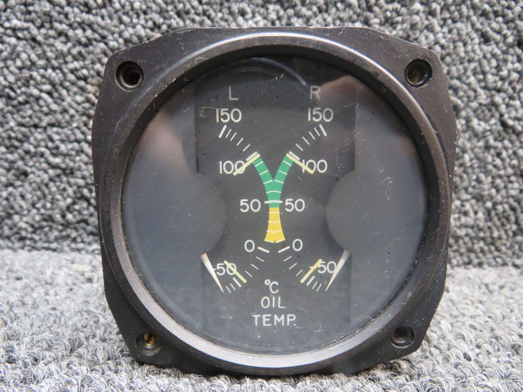 Electric Auto-Lite Dual Oil Temperature Indicator