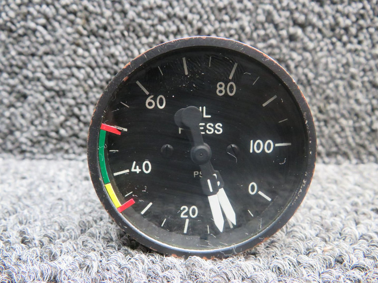 SRDW-14A US Gauge Dual Oil Pressure Indicator (0-100 PSI) (26V)
