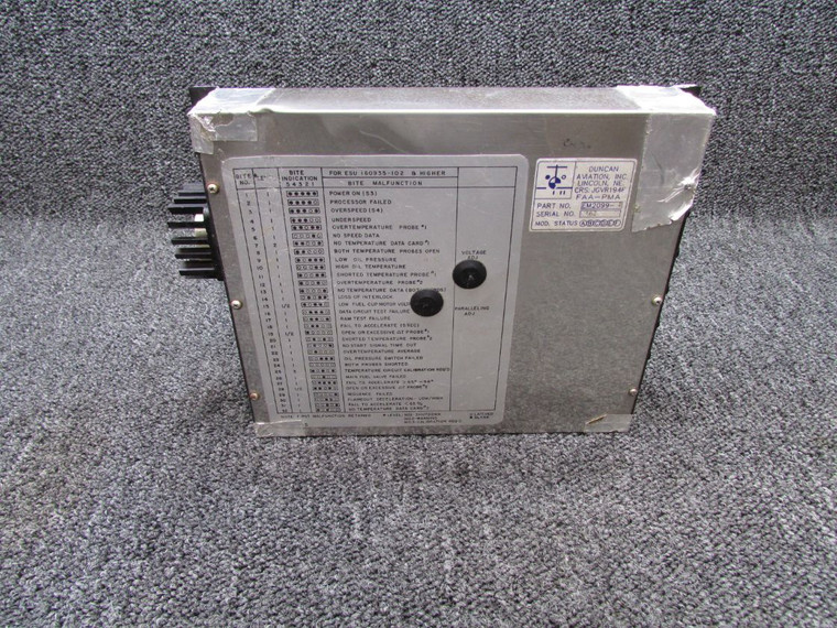 EM2099-4 Duncan Aviation Regulator Control Generator APU (Dented)