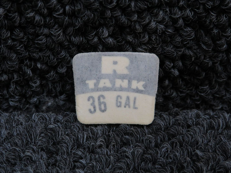 69669-169 Piper Right Fuel Quantity Placard (New Old Stock)
