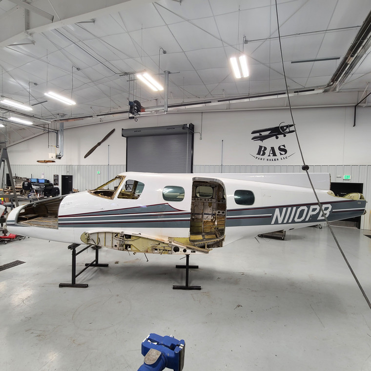 Beechcraft B60 Fuselage w Bill of Sale, Data Tag, Airworthiness, &amp; Logs