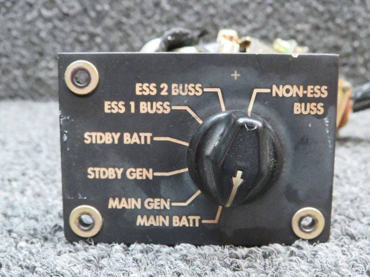 127-23009-1 Rev. B Bell 206B Electroluminescent Electrical Selector Panel