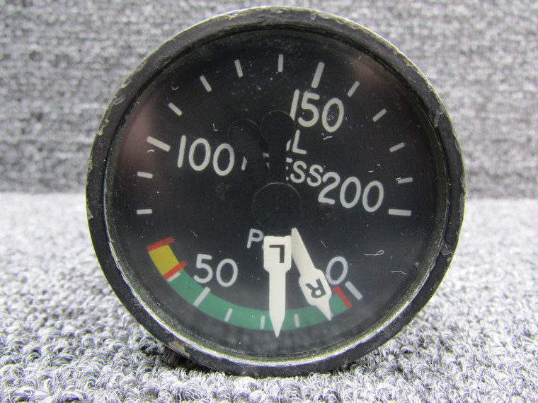 8-208-5 Swearingen Dual Oil Pressure Indicator