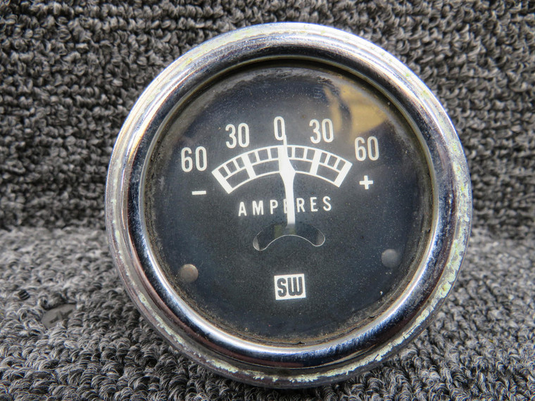 416883 Stewart Warner Ammeter Indicator (-60 to 60A)