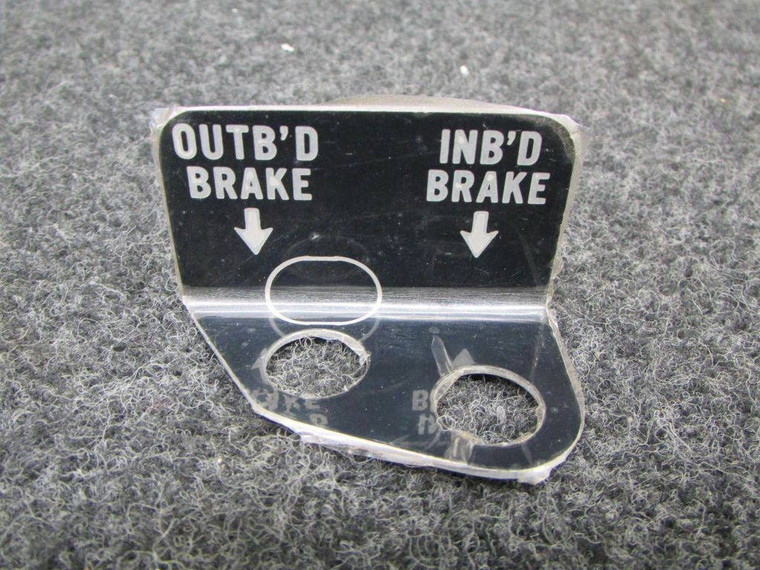 4927171-501 Douglas DC-9 Placard (NEW OLD STOCK) (SA)