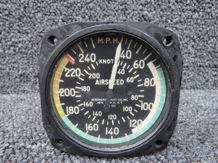 541 Aeromarine Airspeed Indicator (30-210 Knots)