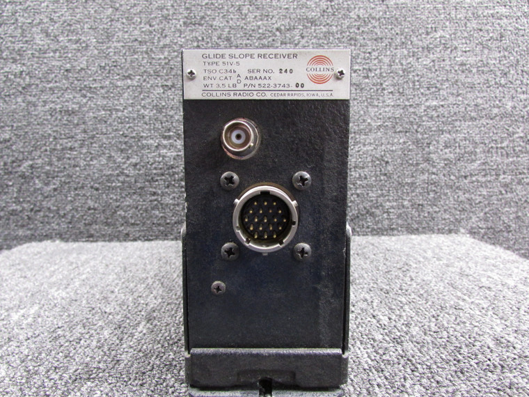522-3743-00 Collins 51V-5 Glide Slope Receiver