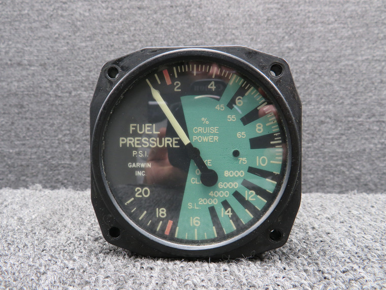 22-869-02 Garwin Fuel Pressure Indicator (Green Plate)