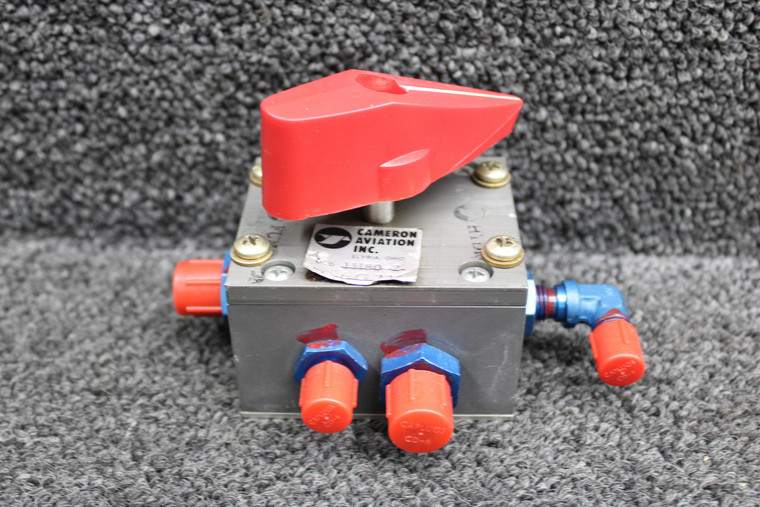 1H80-2 (Alt: 492-289) Cameron Aviation Fuel Selector Valve Assembly