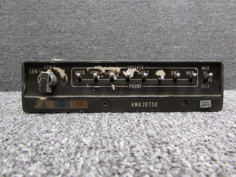066-1024-03 King Radio KMA-20 Marker Beacon Receiver and Isolation Amplifier