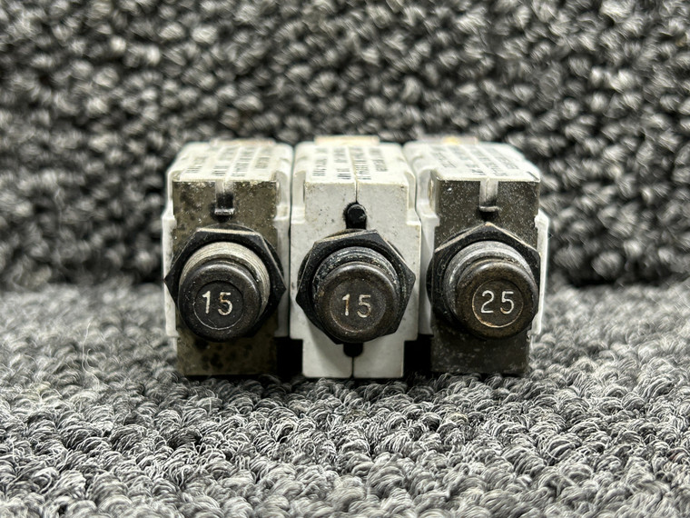 MS25244-15, MS25244-25 Mechanical Products Push to Reset Circuit Breaker Set