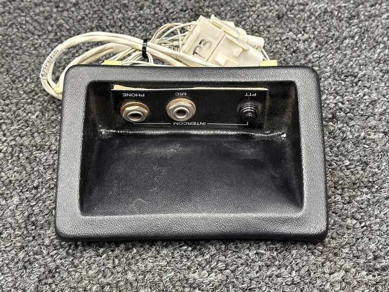 107421-004 Piper PA28-181 Push to Talk and Mic Jack Panel Assembly