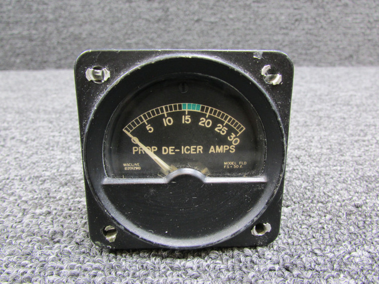 B20129B Wacline FLD FS-30A Prop De-Icer Amps Indicator