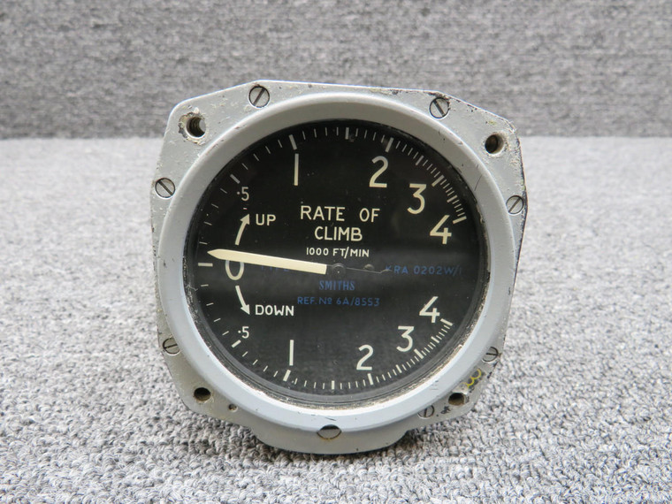 KRA-0202W-1 Smiths Rate of Climb Indicator with Mods (Painted Face)