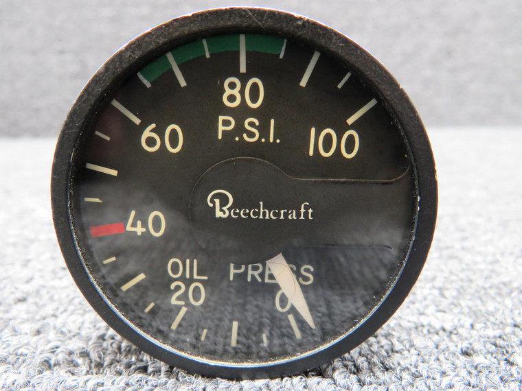 217A-100K-D6 Edison Oil Pressure Indicator (Range: 0-100 PSI)
