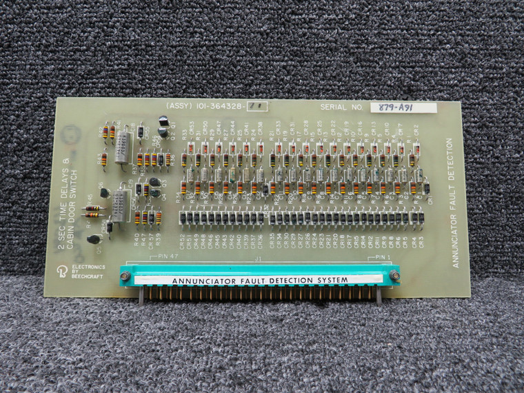 101-364328-71 Beechcraft Annunciator Fault Detection PC Board
