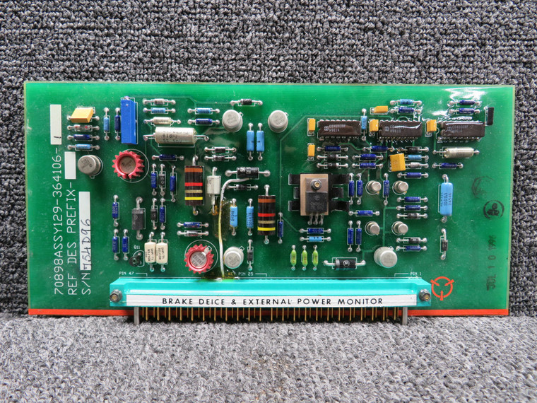 129-364106-1 Brake De-Ice and External Power Monitor PC Board