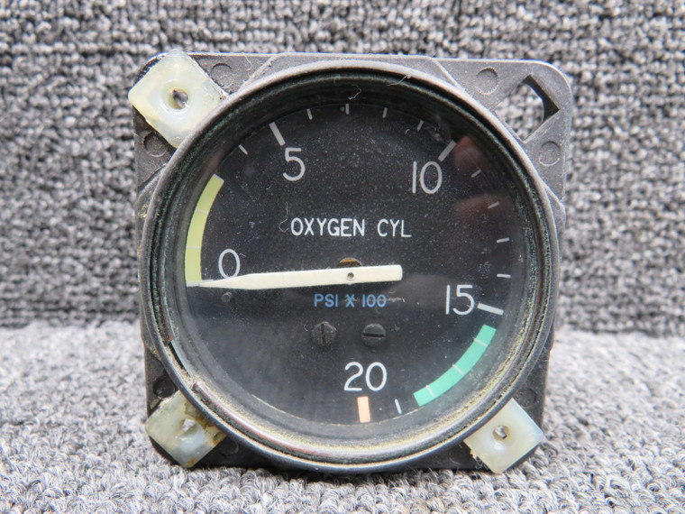 09020-0151 (Alt: C668522-0101) Aerosonic Corp Oxygen Cylinder Pressure Indicator