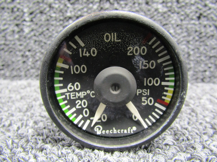 563-217 (Alt: 101-384155-7) Hickok Oil Temperature and Press Indicator (Core)